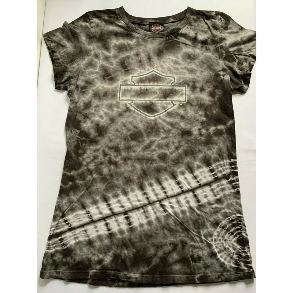 Harley Davidson Tie-Dye T Shirt Black Hills SD